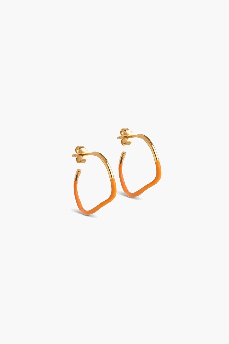 Kvinne ENAMEL Copenhagen Oredobber | Sway Hoops,Orange