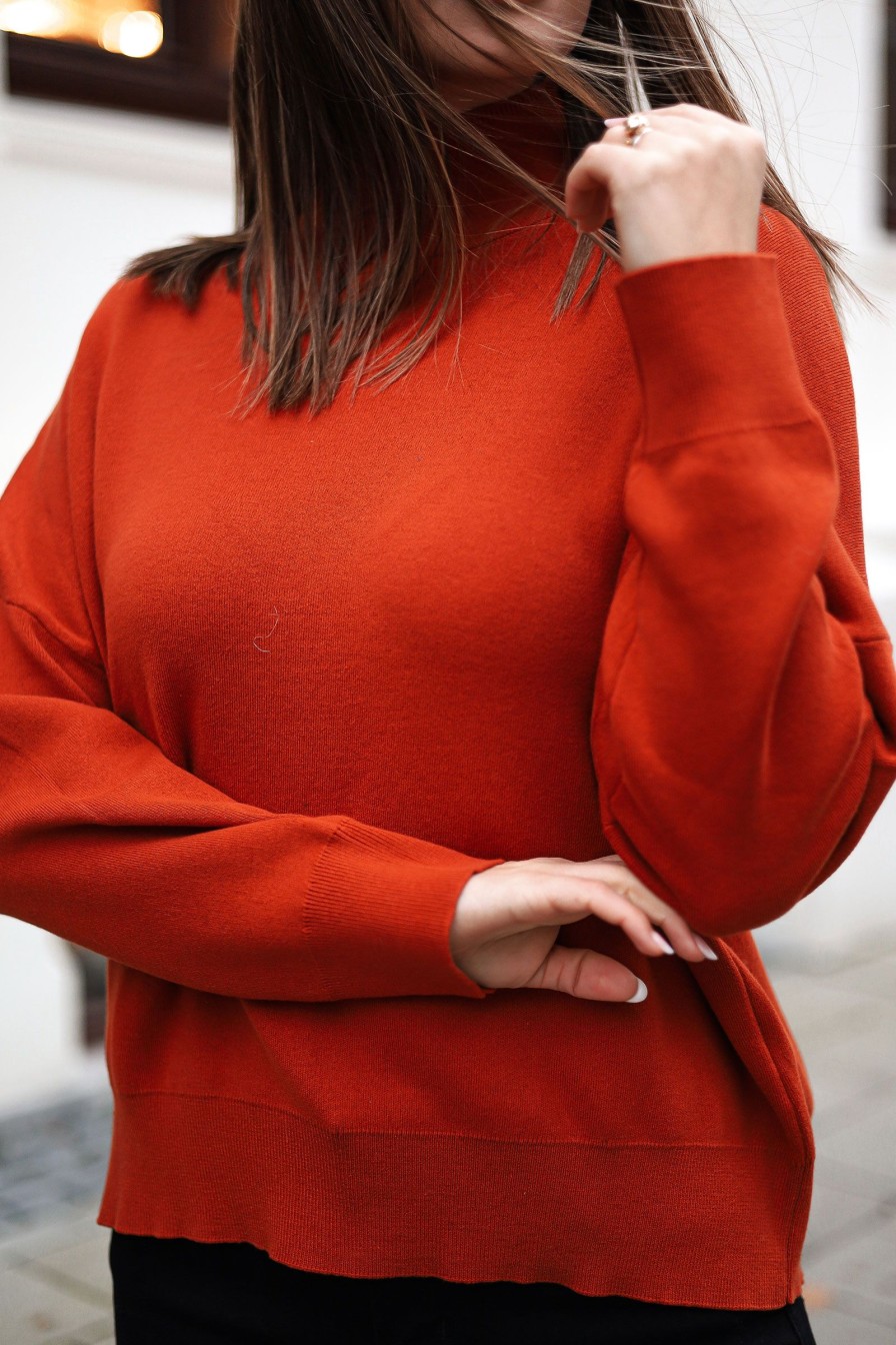 Kvinne InWear Gensere | Tenleyiw Turtleneck,Oransje