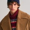 Mann Gant Luer Og Hatter | Shield Wool Beanie,Marine