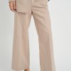 Kvinne InWear Dressbukser | Zella Iw Wide Pant Culotte,Mocha Grey