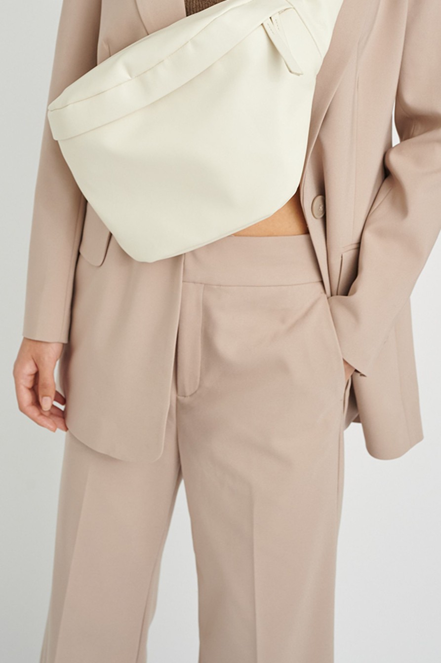 Kvinne InWear Dressbukser | Zella Iw Wide Pant Culotte,Mocha Grey