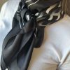 Kvinne HÉST Skjerf | Froya Silk Scarf,Sort Monster