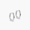 Kvinne ENAMEL Copenhagen Oredobber | Chunky Classic Hoops 10Mm,Solv