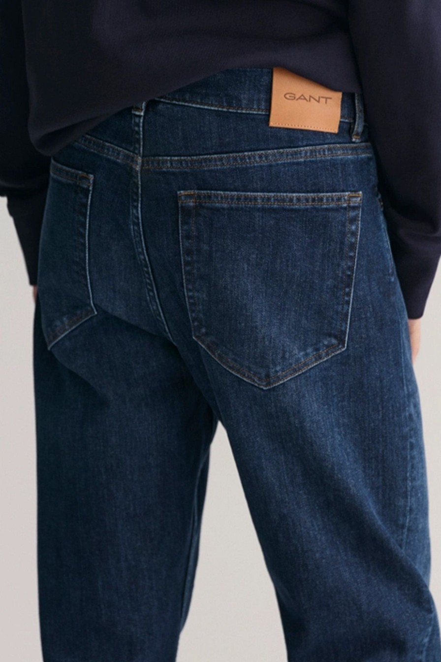 Mann Gant Jeans | Regular Gant Jeans,Dark Blue Worn In