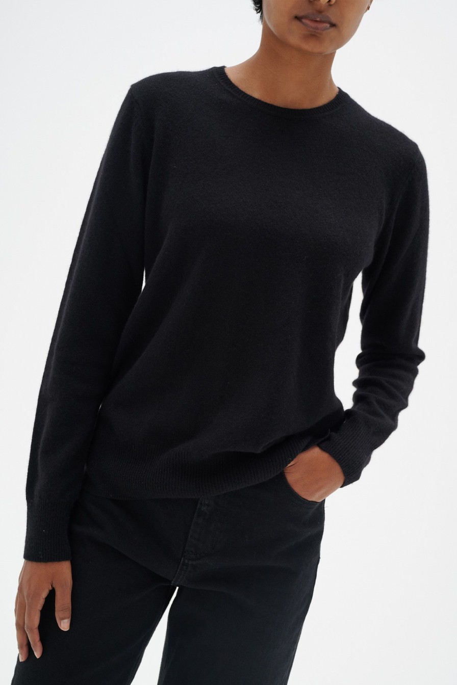 Kvinne InWear Gensere | Lukka Iw Crew-Neck,Sort