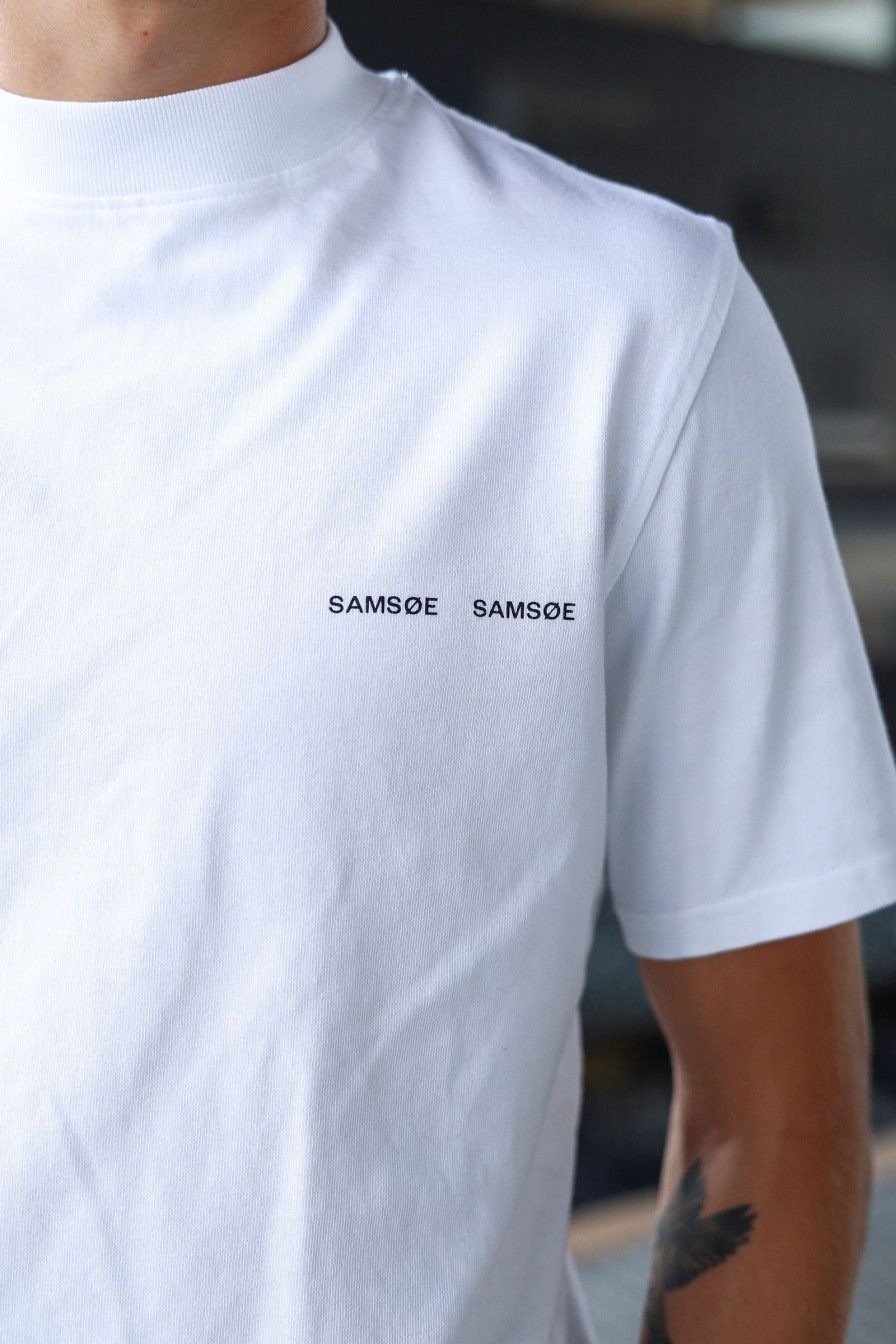 Mann Samsøe Samsøe T-Skjorter | Norsbro T-Shirt,Hvit