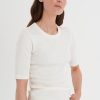 Kvinne InWear T-Skjorter | Dagna Iw T-Shirt,Whisper White