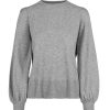 Kvinne Ella&il Strikkede Gensere | Maria Wool Sweater,Grey Melange