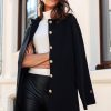 Kvinne Busnel Kaper | Michelle Coat,Sort