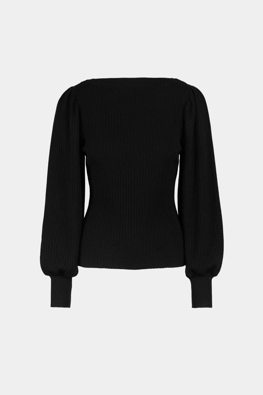 Kvinne Ella&il Strikkede Gensere | Jani Merino Sweater,Black