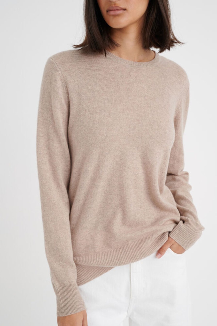 Kvinne InWear Strikkede Gensere | Lukkaiw Crew-Neck,Beige