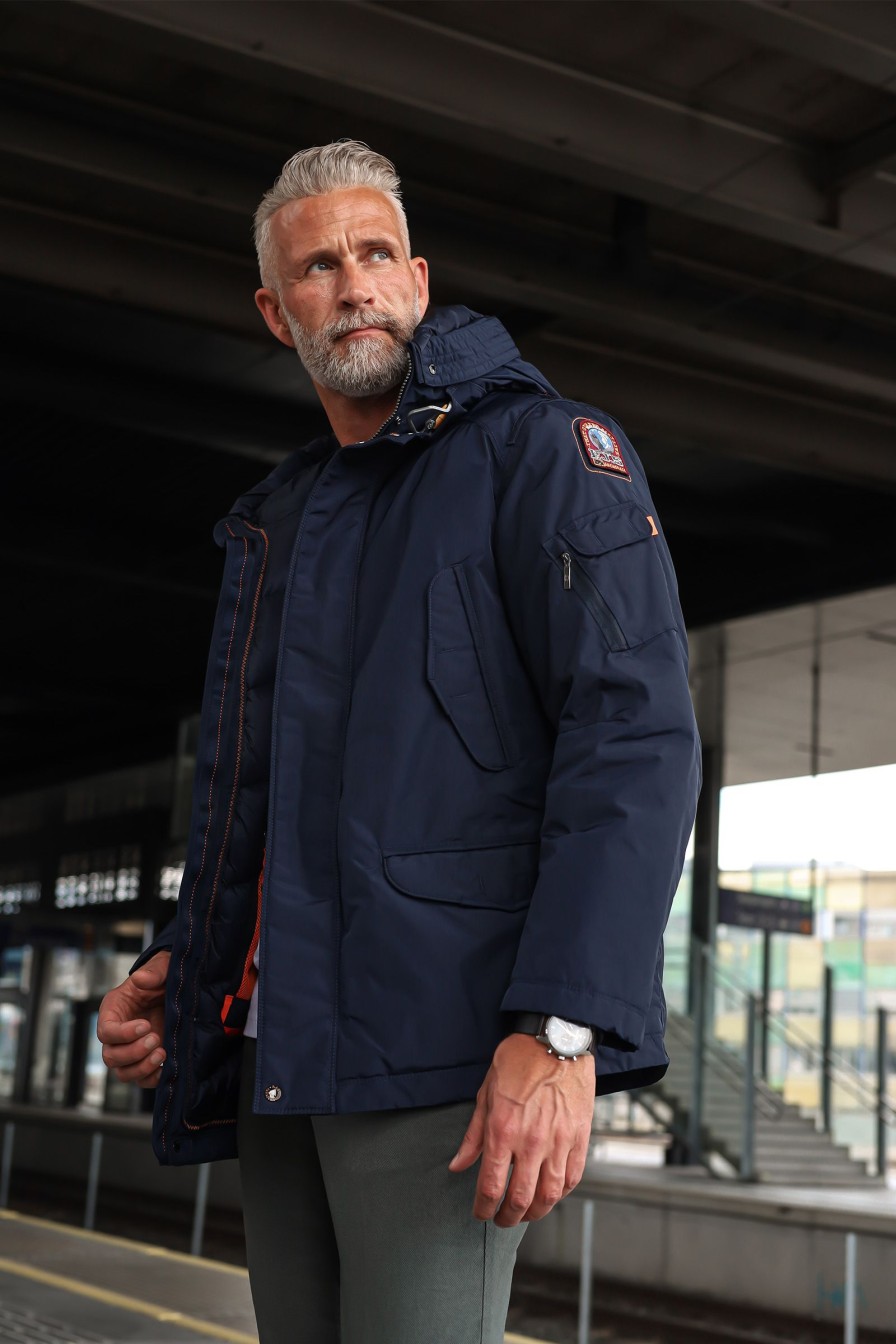 Mann Parajumpers Vinterjakker | Right Hand Core Mork Bla