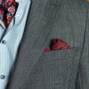 Mann Kleins Skjerf Og Torkler | Pocket Square,Mork Rod