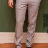 Mann Oscar Jacobson Chinos | Denz Turn Up 5385,Lys Gra