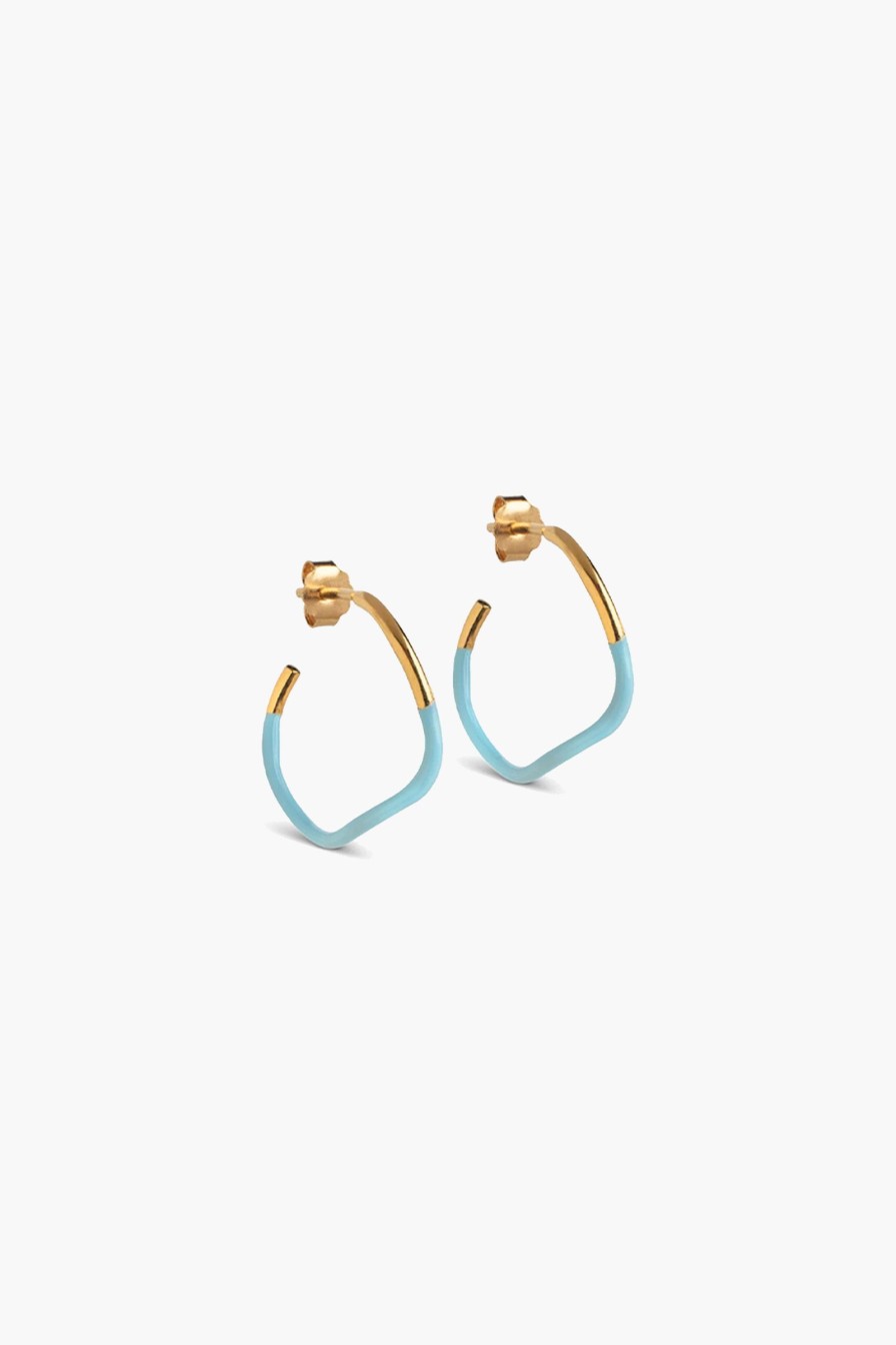 Kvinne ENAMEL Copenhagen Oredobber | Sway Hoops,Icy Blue