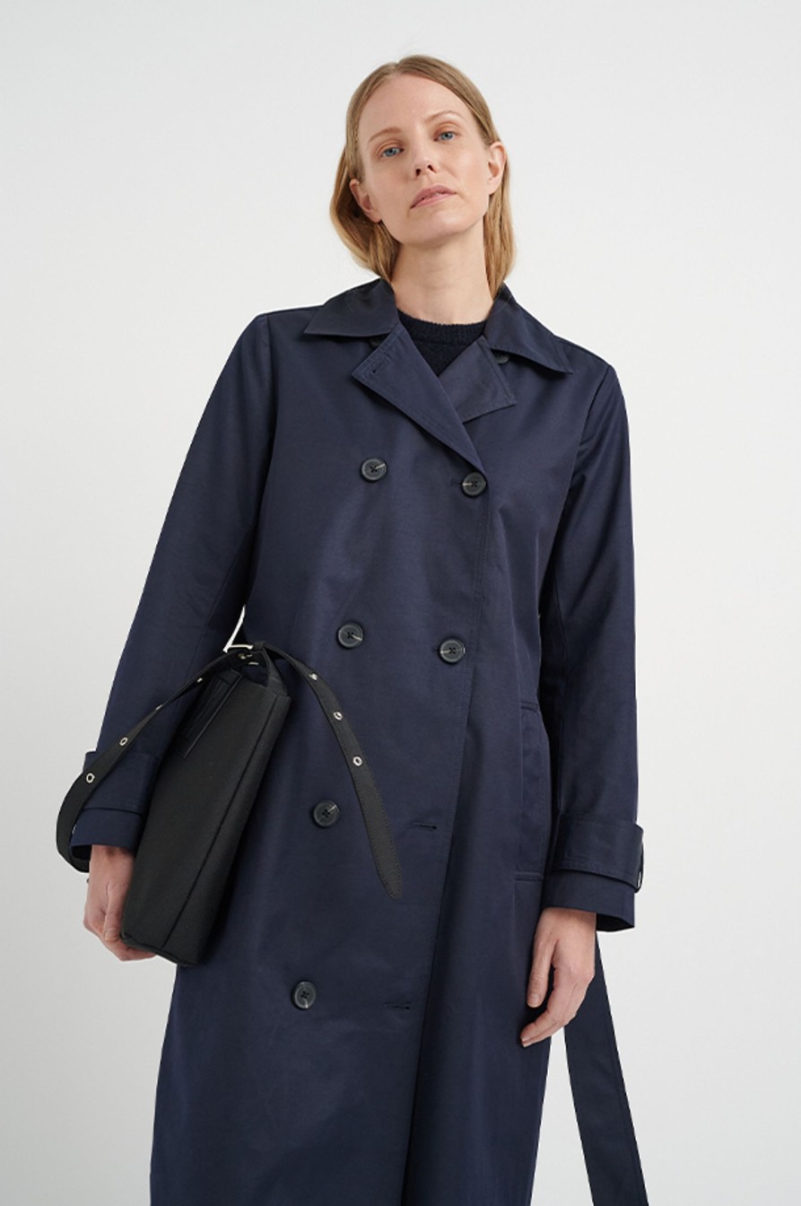 Kvinne InWear Lette Jakker | Minonal Iw Coat,Marine Blue