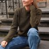 Kvinne Urban Pioneers Strikkede Gensere | Beverly Sweater,Dark Olive