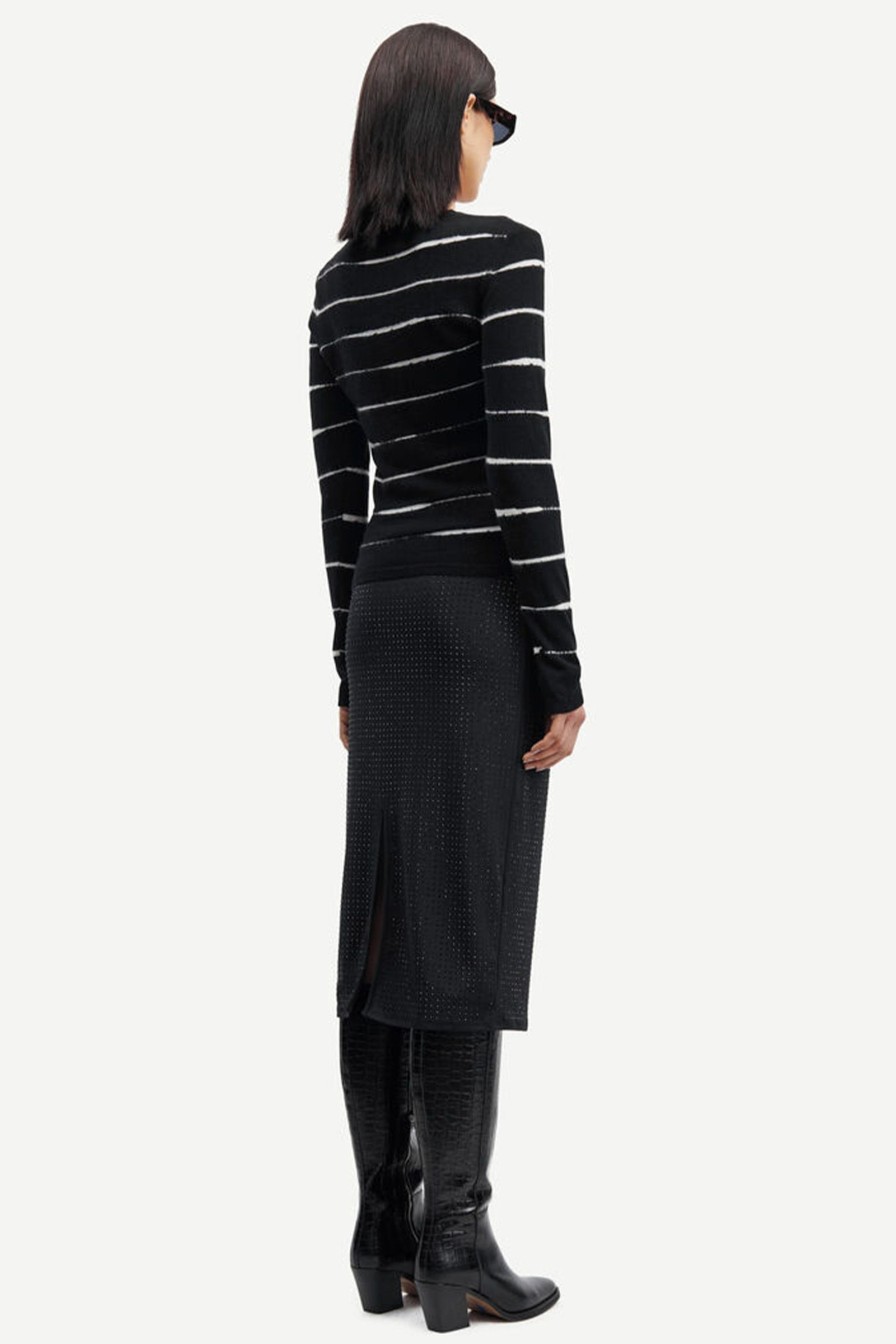 Kvinne Samsøe Samsøe Skjort | Chrishell Skirt 14611,Caviar