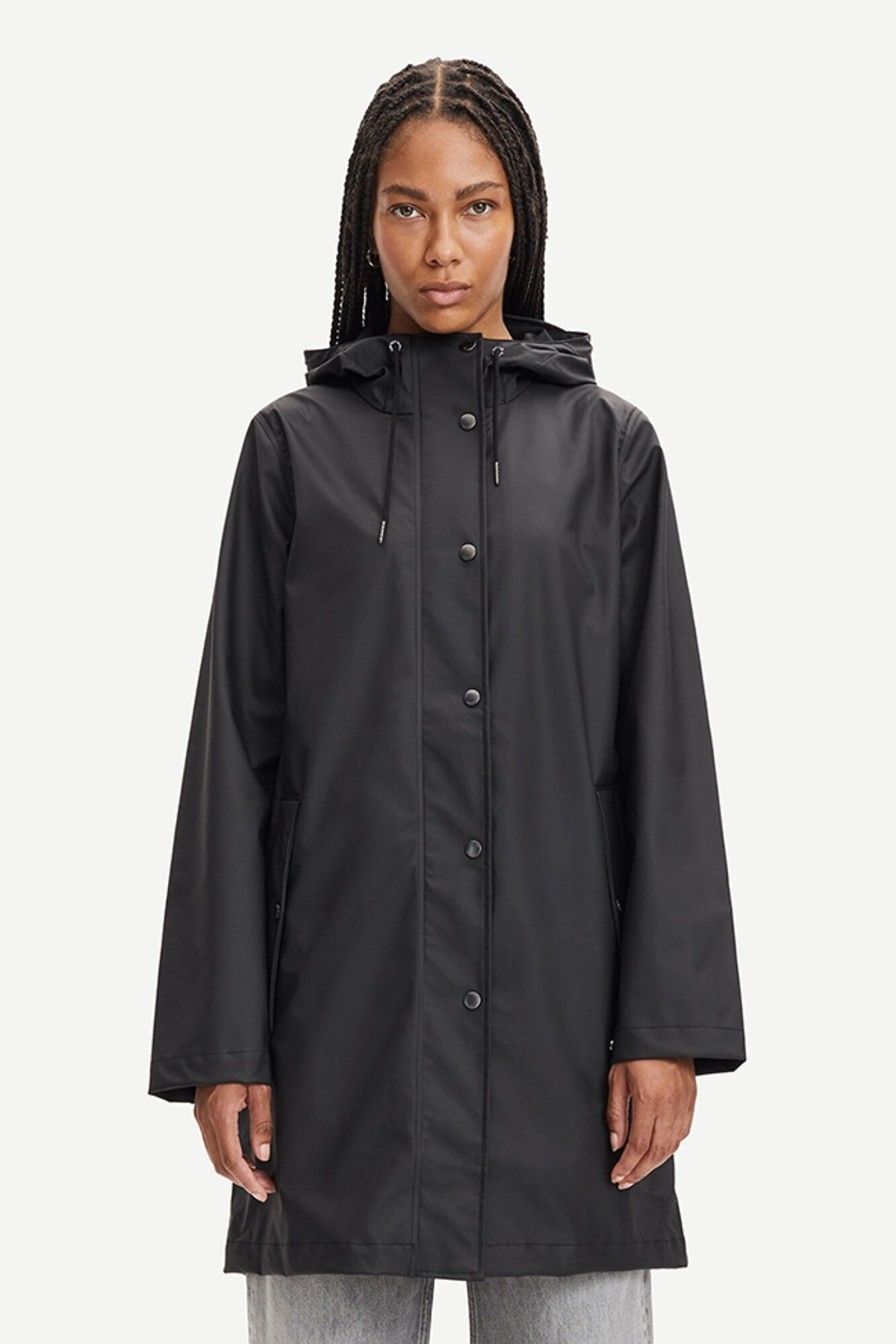 Kvinne Samsøe Samsøe Regnjakker | Stala Jacket 7357,Black