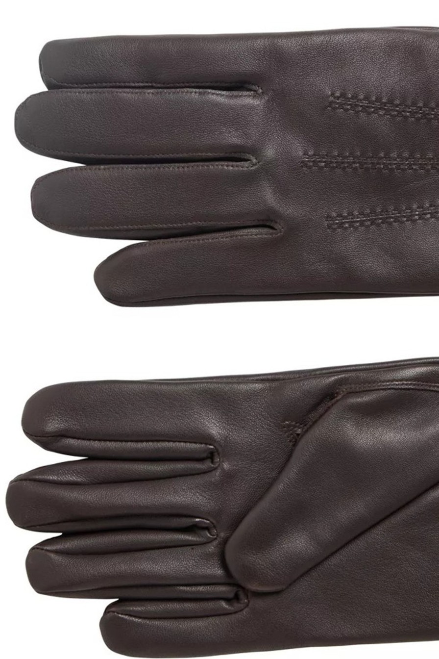 Mann Hugo Boss Hansker | Lamb-Leather Gloves,Brun