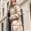 Kvinne Parajumpers Vinterjakker | Janet,Beige