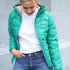 Kvinne Peak Performance Lettdun | Helium Down Hood Jacket,Clover Green