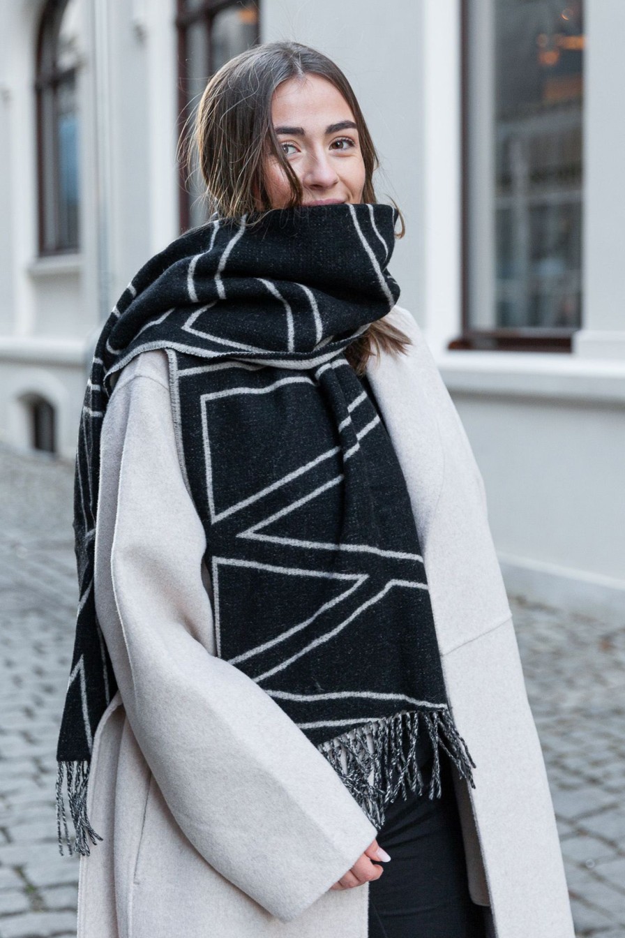 Kvinne InWear Skjerf | Olghaiw Logo Scarf,Sort