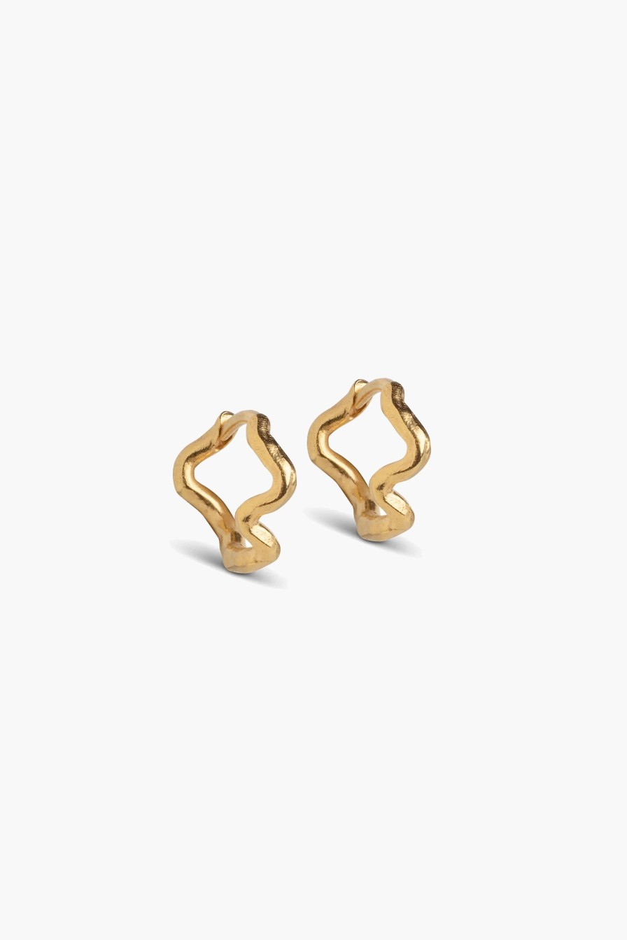 Kvinne ENAMEL Copenhagen Oredobber | Holly Small Hoops,Gold