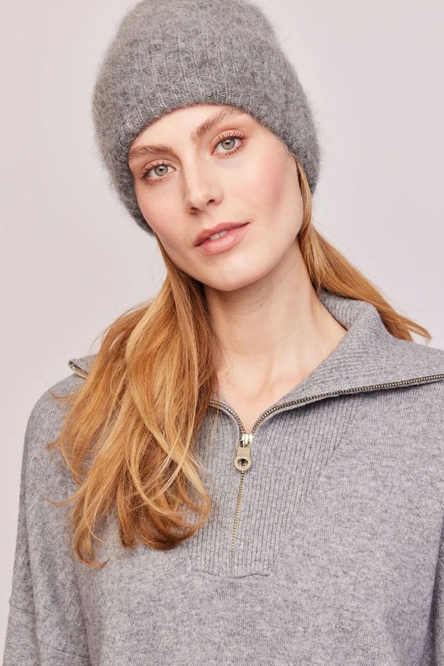 Kvinne Ella&il Luer Og Hatter | Silje Chunky Hat,Grey Melange