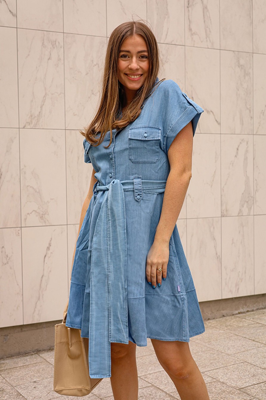 Kvinne Ella&il Hverdagskjoler | Addison Denim Dress,Denim