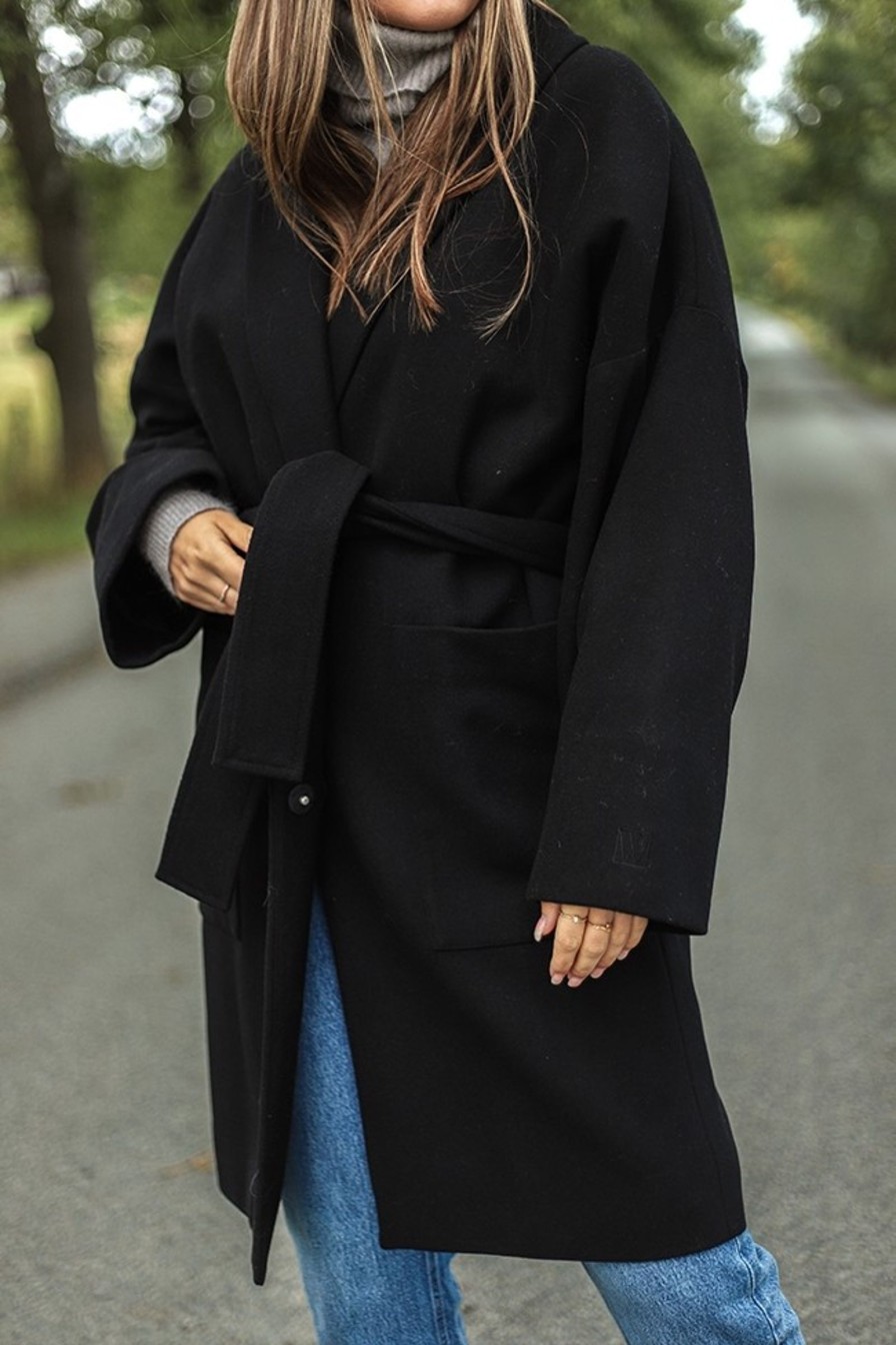 Kvinne InWear Kaper | Cilja Iw Robe Coat,Black