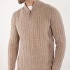 Mann Urban Pioneers Gensere | Walt Half-Zip,Camel