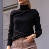 Kvinne InWear Strikkede Gensere | Lukkaiw Rollneck Pullover,Sort