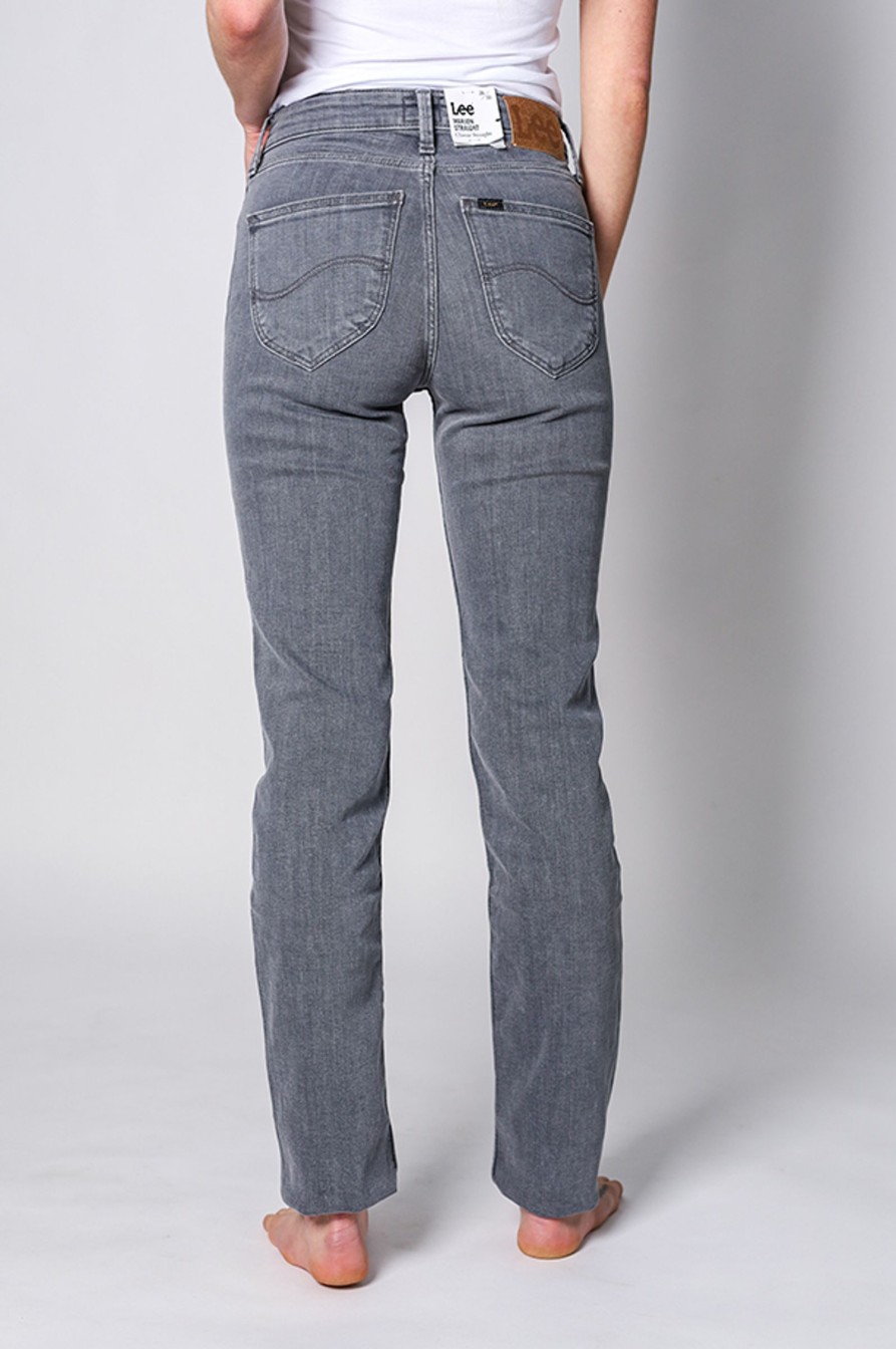 Kvinne Lee Jeans | Marion Straight,Grey Lush