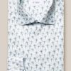 Mann Eton Penskjorter | Contemporary Floral Print Signature Twill,Monster