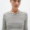 Kvinne InWear T-Skjorter | Dagna Iw Striped Dark Beetle