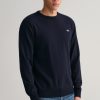 Mann Gant Gensere | Superfine Lambswool C-Neck,Marine