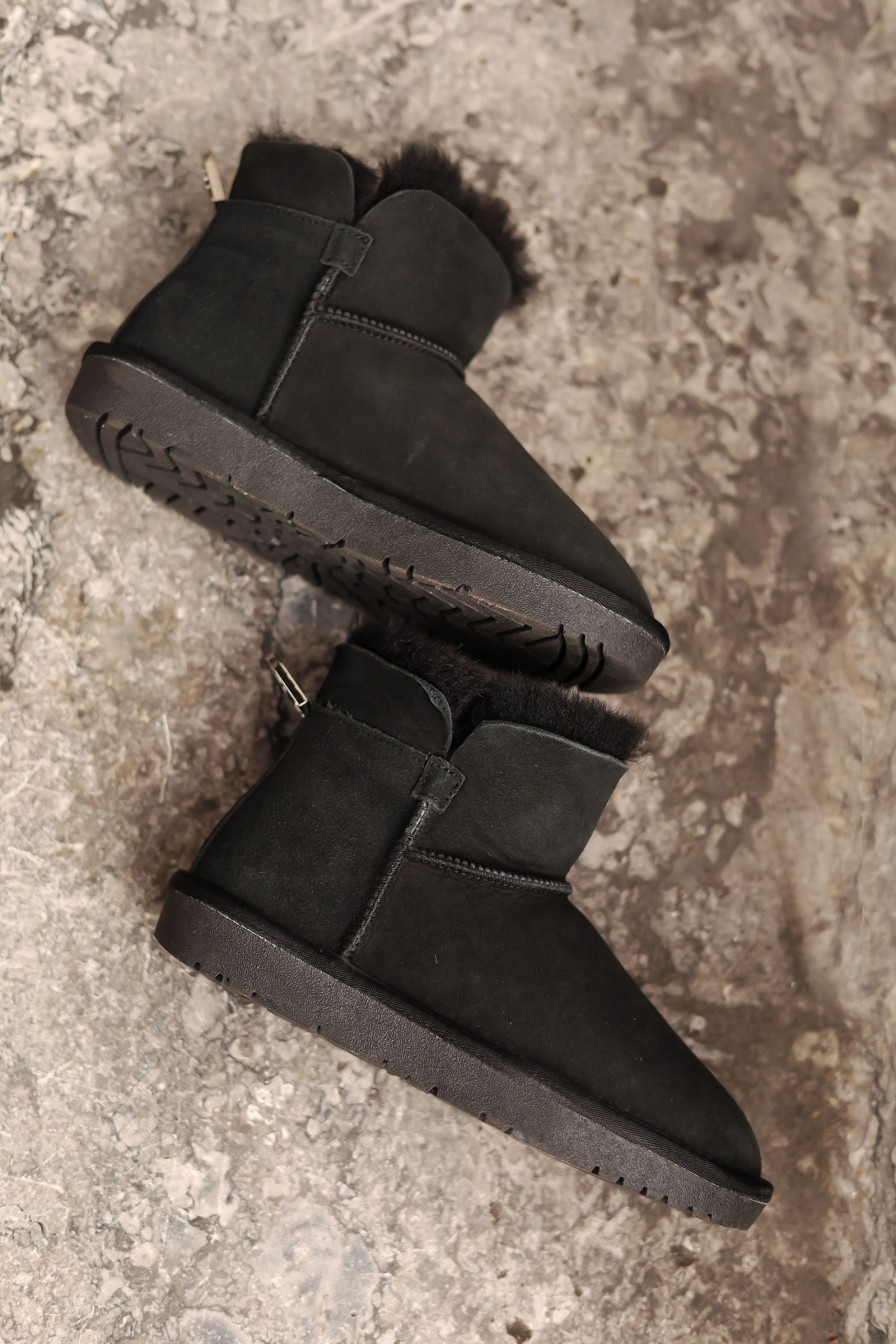 Kvinne Manzini Boots | Short Boot,Sort