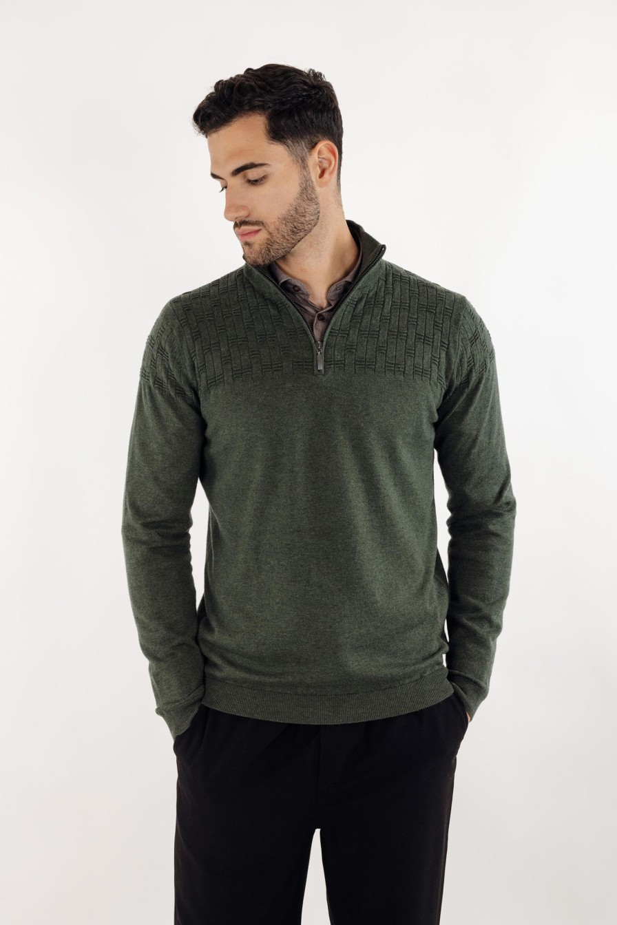 Mann Urban Pioneers Zip-Gensere | Phillis Half-Zip,Forest