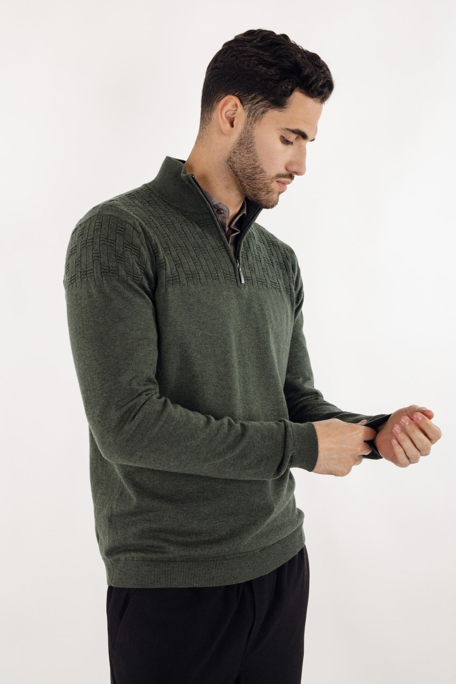 Mann Urban Pioneers Zip-Gensere | Phillis Half-Zip,Forest