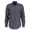 Mann Gant Hverdagsskjorter | Reg Micro Tartan Flannel Shirt,Classic Blue