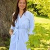 Kvinne Montecristo Hverdagskjoler | Linen Dress,Lys Bla