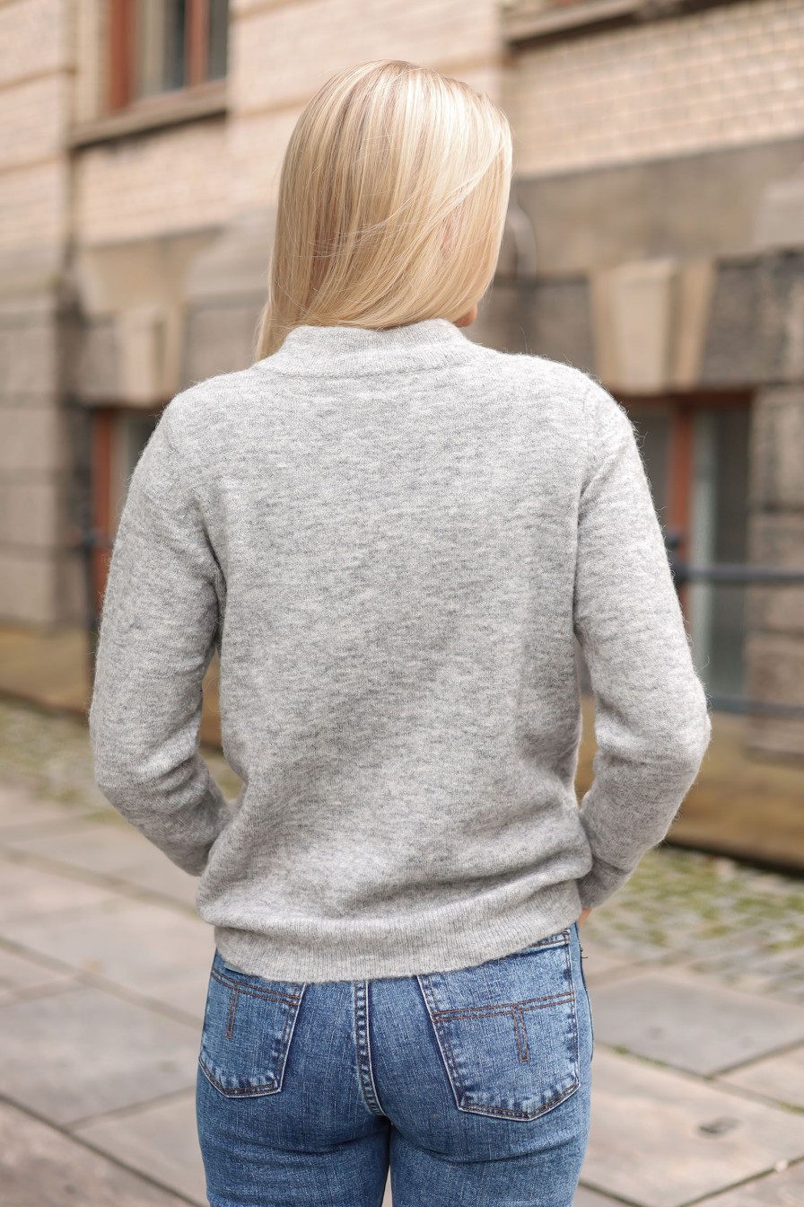 Kvinne Urban Pioneers Strikkede Gensere | Beverly Sweater,Grey Melange