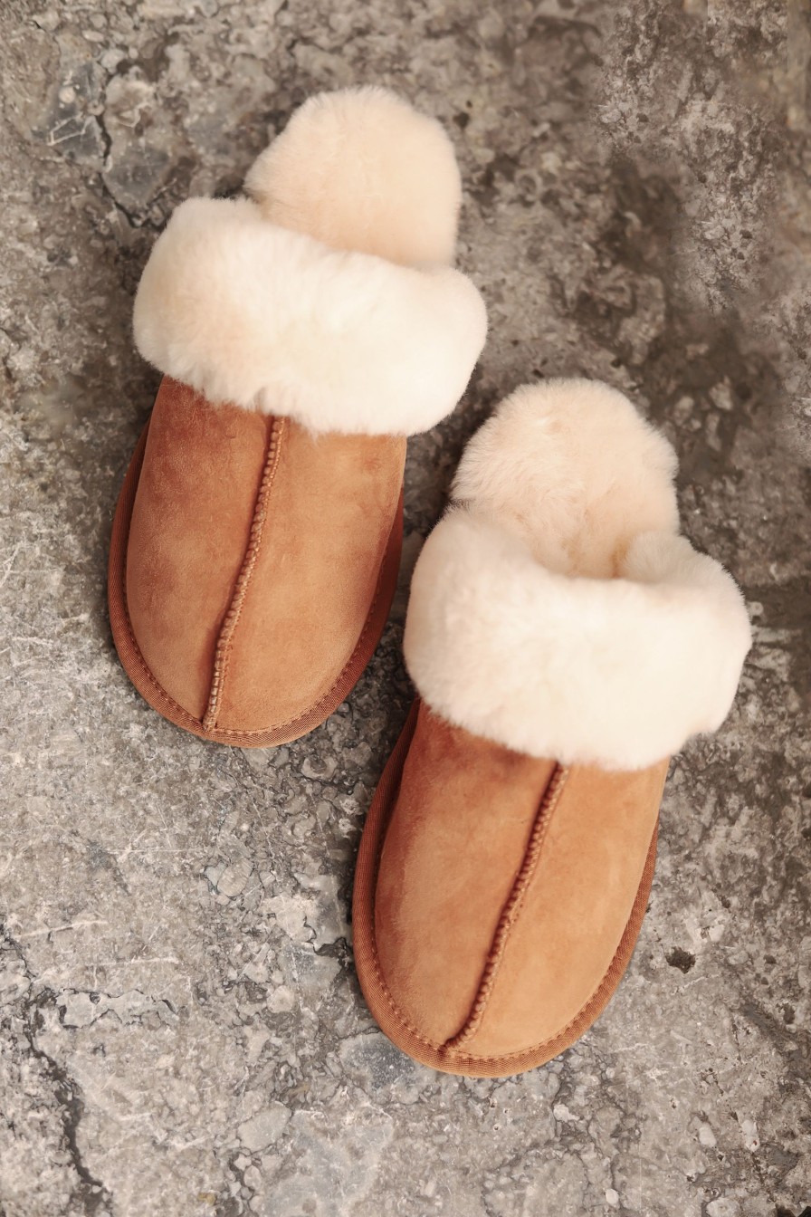 Kvinne Manzini Toffler | Nouveau Ladies Fur Slippers,Beige