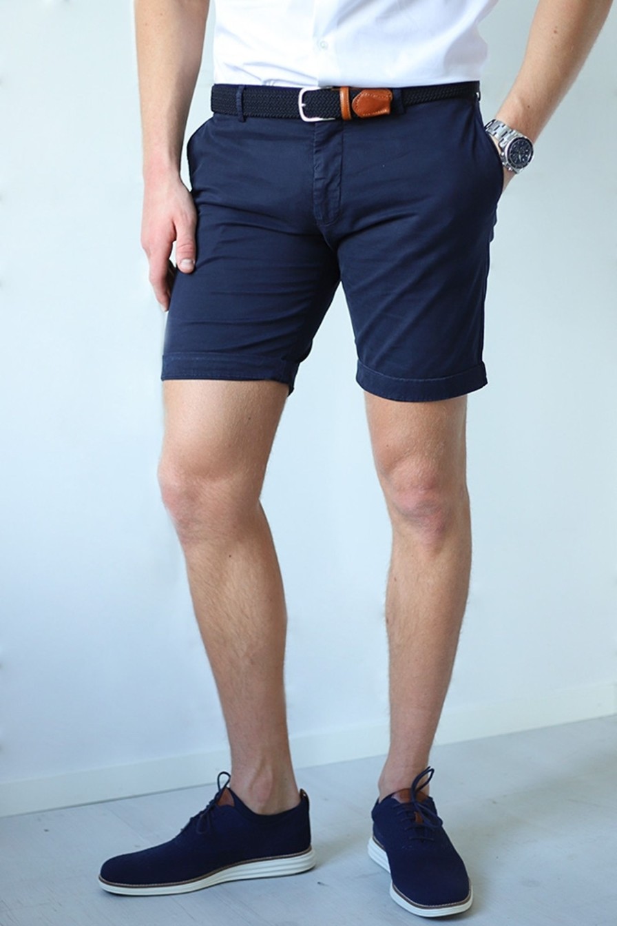 Mann Berwich Shorts | Bermuda,Mork Bla