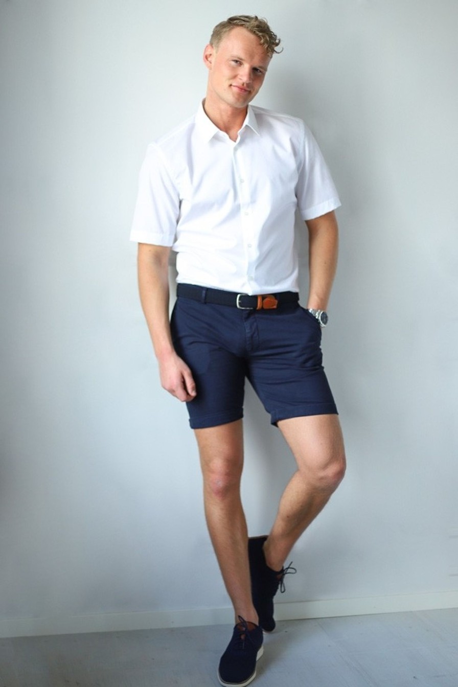 Mann Berwich Shorts | Bermuda,Mork Bla