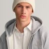 Mann Gant Luer Og Hatter | Shield Wool Beanie,Cream