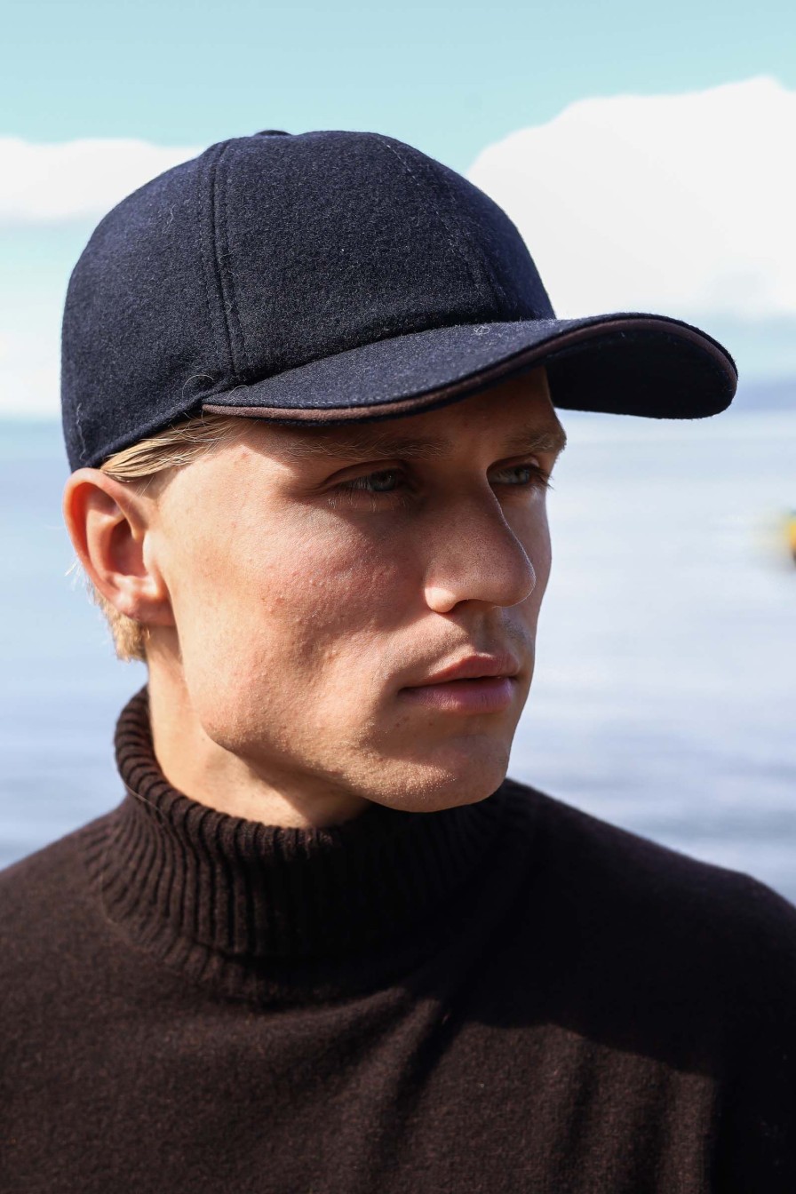 Mann Eton Luer Og Hatter | Baseball Cap,Mork Bla