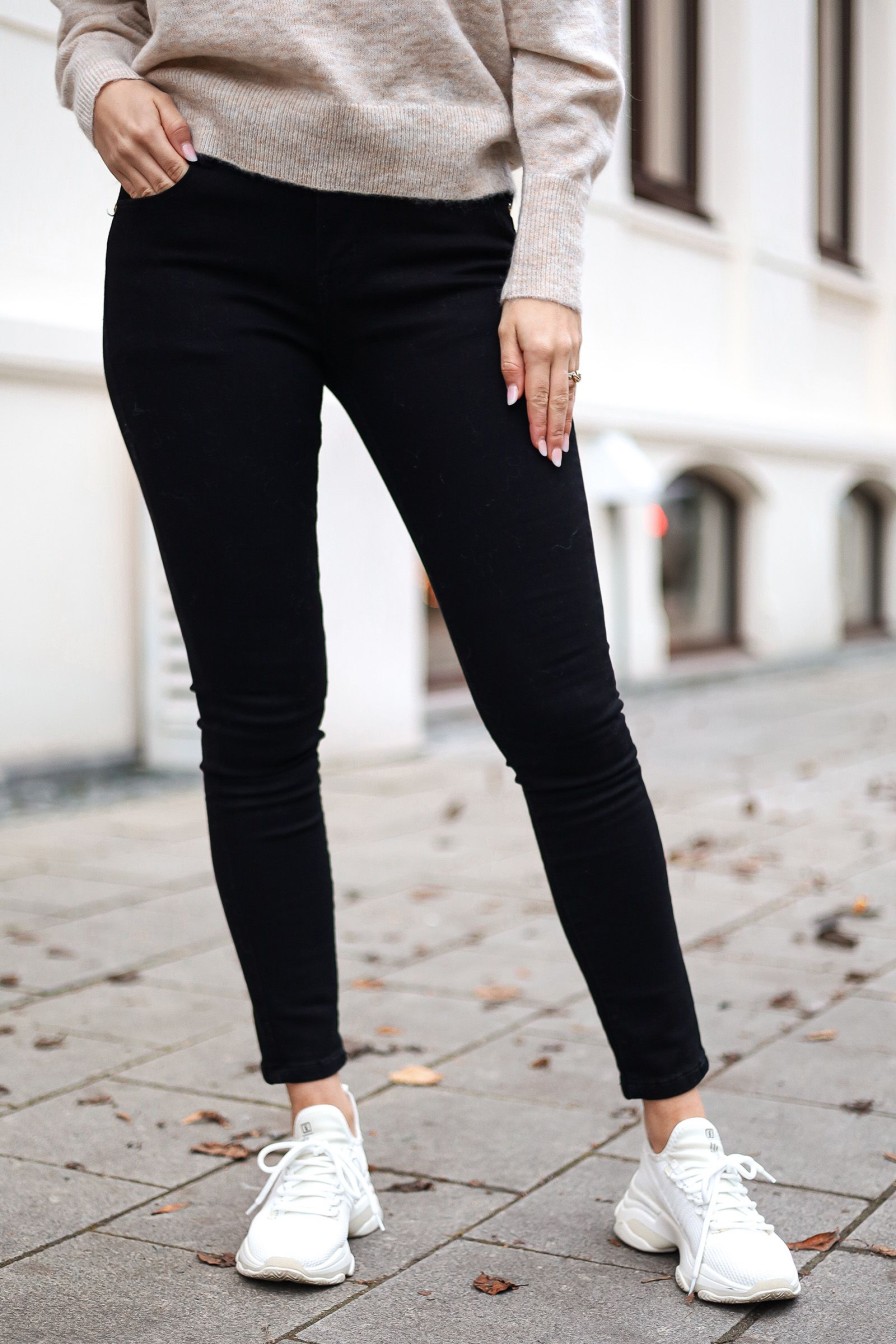 Kvinne Manzini Jeans | Women Nouveau,Sort