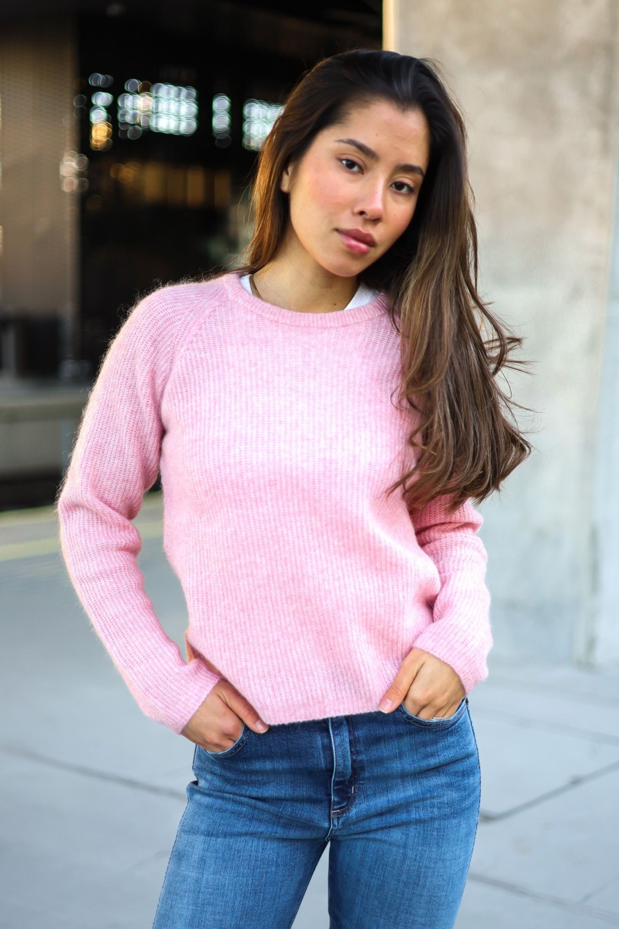 Kvinne Urban Pioneers Strikkede Gensere | Betzy Sweater,Blush Pink